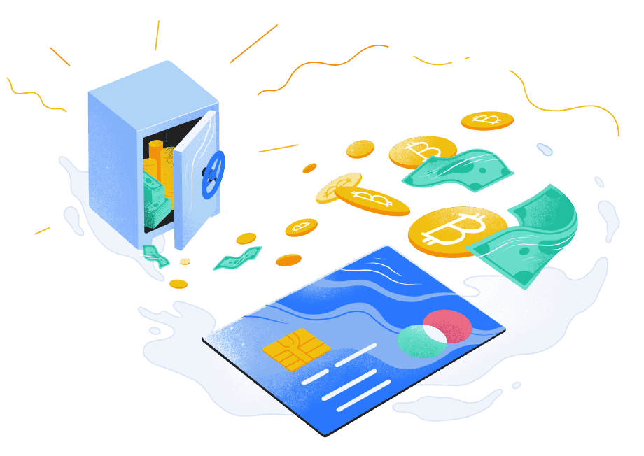 Ejemplo de transferencia bancaria con IBAN y BIC en la app YouHodler