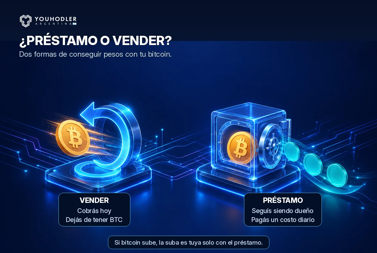 Préstamo o venta: dos formas de conseguir pesos con tu bitcoin